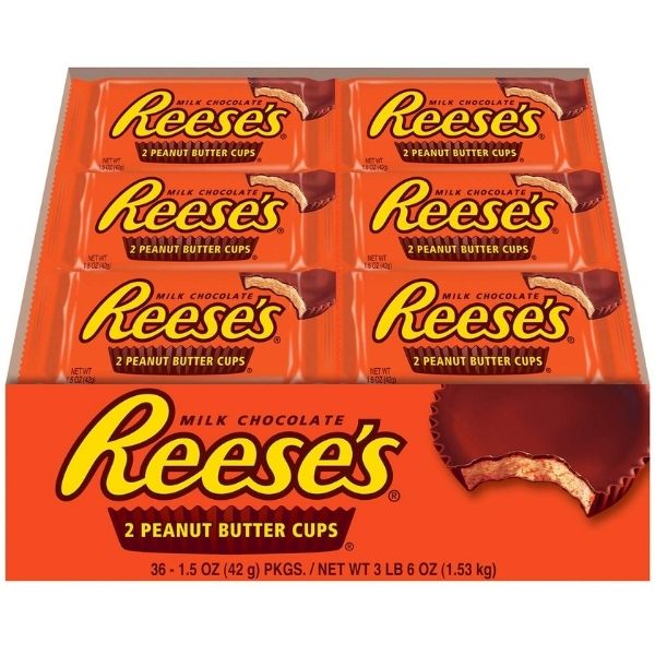 Reese's Peanut Butter Cups White Creme - 1.39 oz Pack