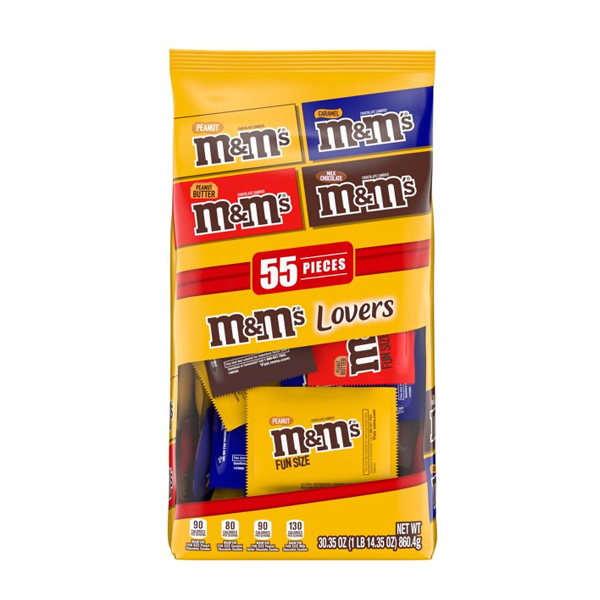 M & M Chocolate Candies, Peanut - 48 pack, 1.74 oz packs